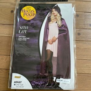 Spirit Halloween Disney Hocus Pocus Sarah Sanderson Cape - One Size